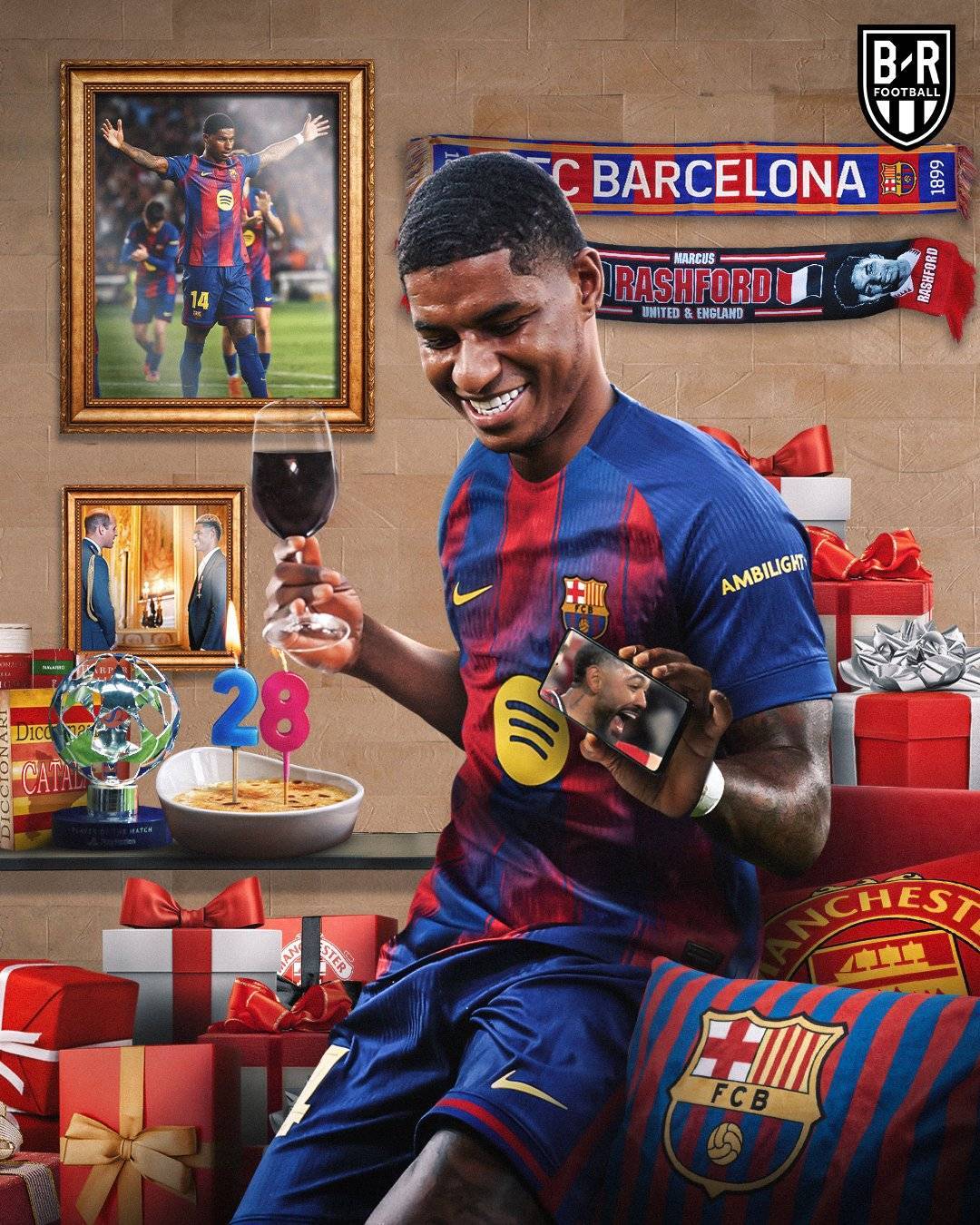 巴萨欲买断拉什福德后高价转卖！约曼联谈判永久转会，认为交易双赢